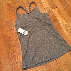 Manduka Built-In Bra Tank, Grey Small